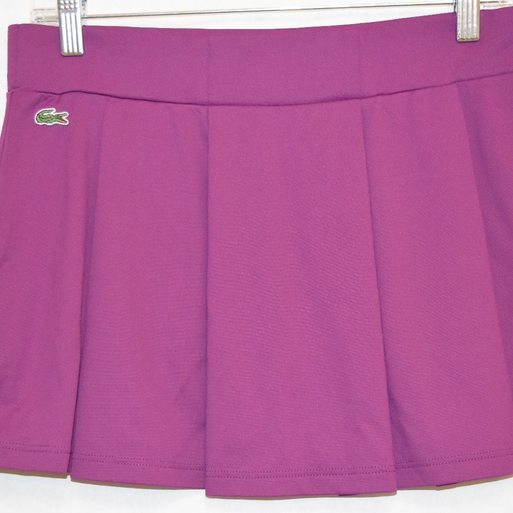 Lacoste Tennis Skirt. Magenta Size 40  US Medium